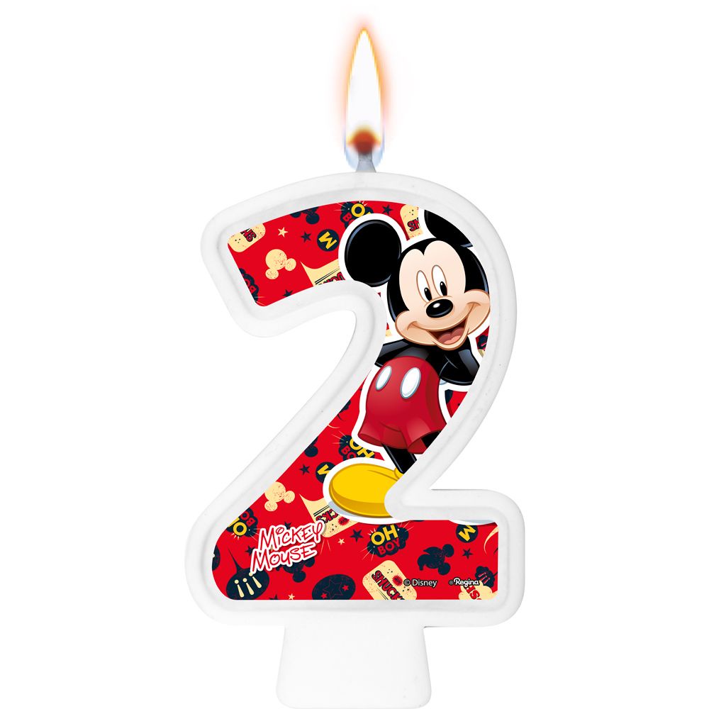 Vela 2 anos Decoração  Mickey Mouse festa completa em Oferta na Shopee