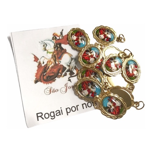 Kit Medalhinha Medalha São Jorge