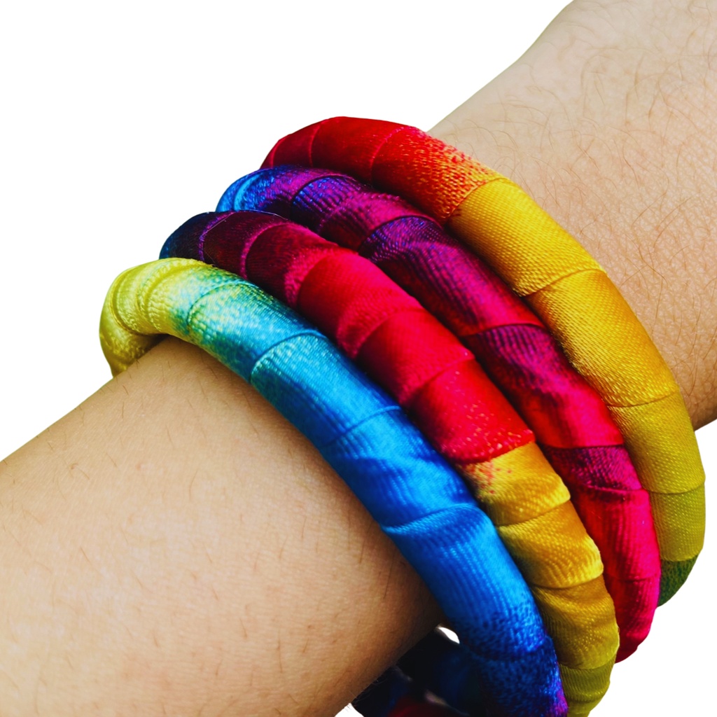 Kit 03 Pulseira Bracelete Acessórios Fantasia Festa Carnaval Colorida