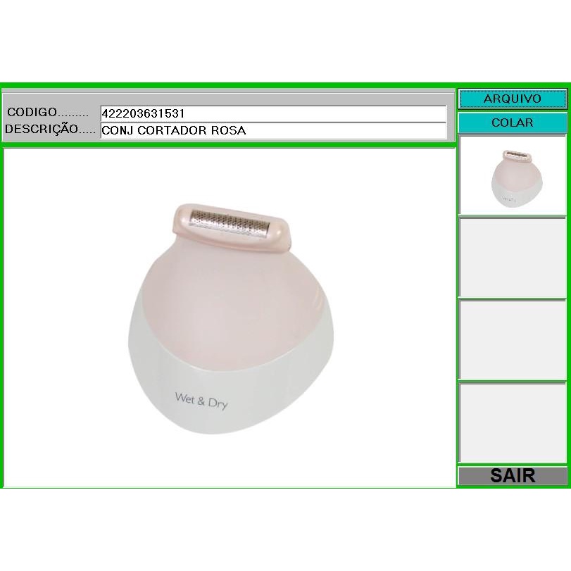 Conj Cortador Rosa P/ Depilador Philips Brl180 Original