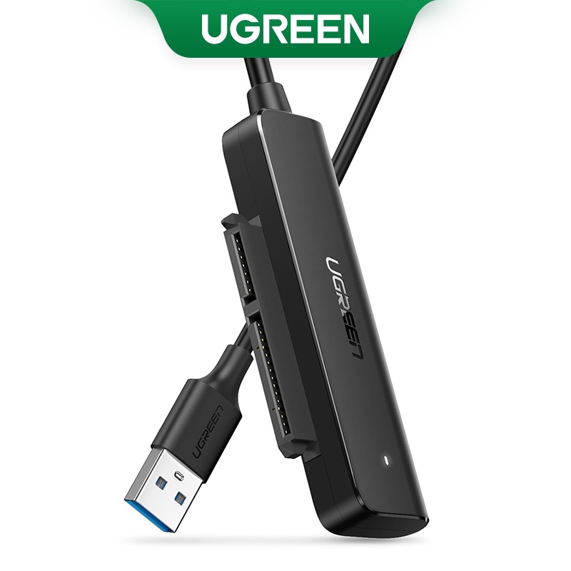Conversor USB UGREEN SATA 3.0 Para Adaptador Disco Rígido Externo De 2,5'HDD/SSD 5Gbps Cabo Com Fixo De 50cm - Computers & Accessories