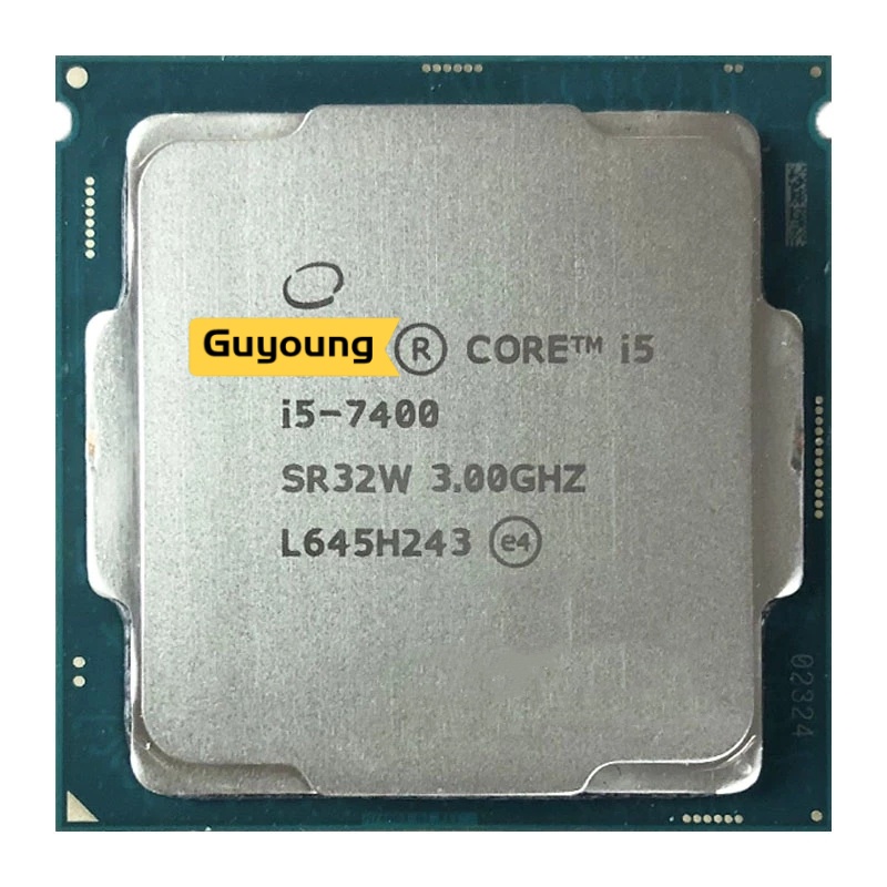 Core i5 7400 i5 7400 3 0 ghz processador de cpu quad usado 6m 65w lga