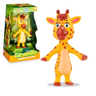 Girafinha Girafa Turma De Giramille Brinquedo Boneca Colecionável Menino Menina