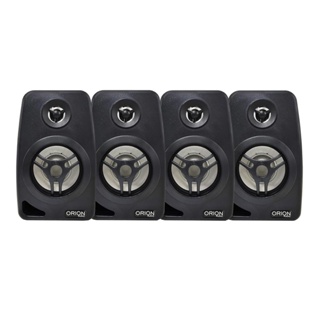 4 Caixa De Som Ambiente Tsr Orion Preta 55w 8 Ohms 4 Polegadas Com Suporte de Parede em Oferta na Shopee