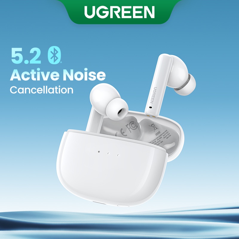 UGREEN HiTune T3 ANC Sem Fio TWS Bluetooth 5.2 Fones De Ouvido , Cancelamento Ativo De Ruído , Baixa Latência , Longa Duração Da Bateria , Microfones Auriculares