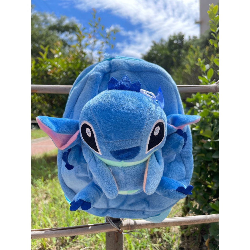 Disney Stitch Pelúcia Boneco Brinquedo Mochila Crianças Presente De Aniversário Infantil Escolar Meninos E Meninas Iluminação Com Zíper Ombros