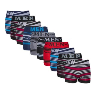 Kit 10 Cuecas Boxer Adulto Masculino