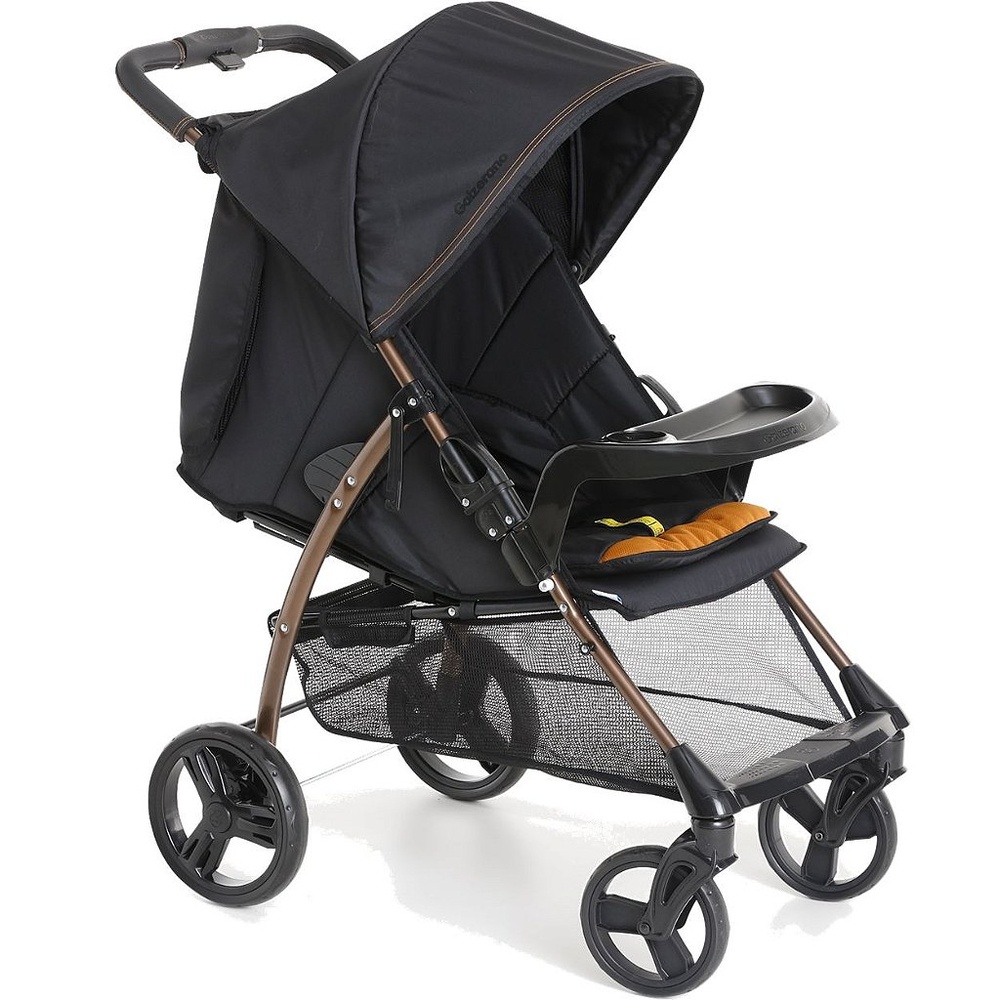 Carrinho de Bebe Passeio Galzerano San Remo Preto Cobre em Oferta na Shopee
