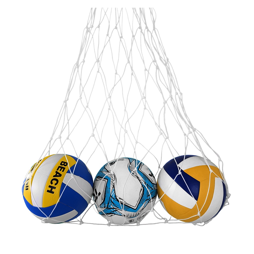 Saco Para até 10 Bolas / Porta Bolas Fio 4mm Branco