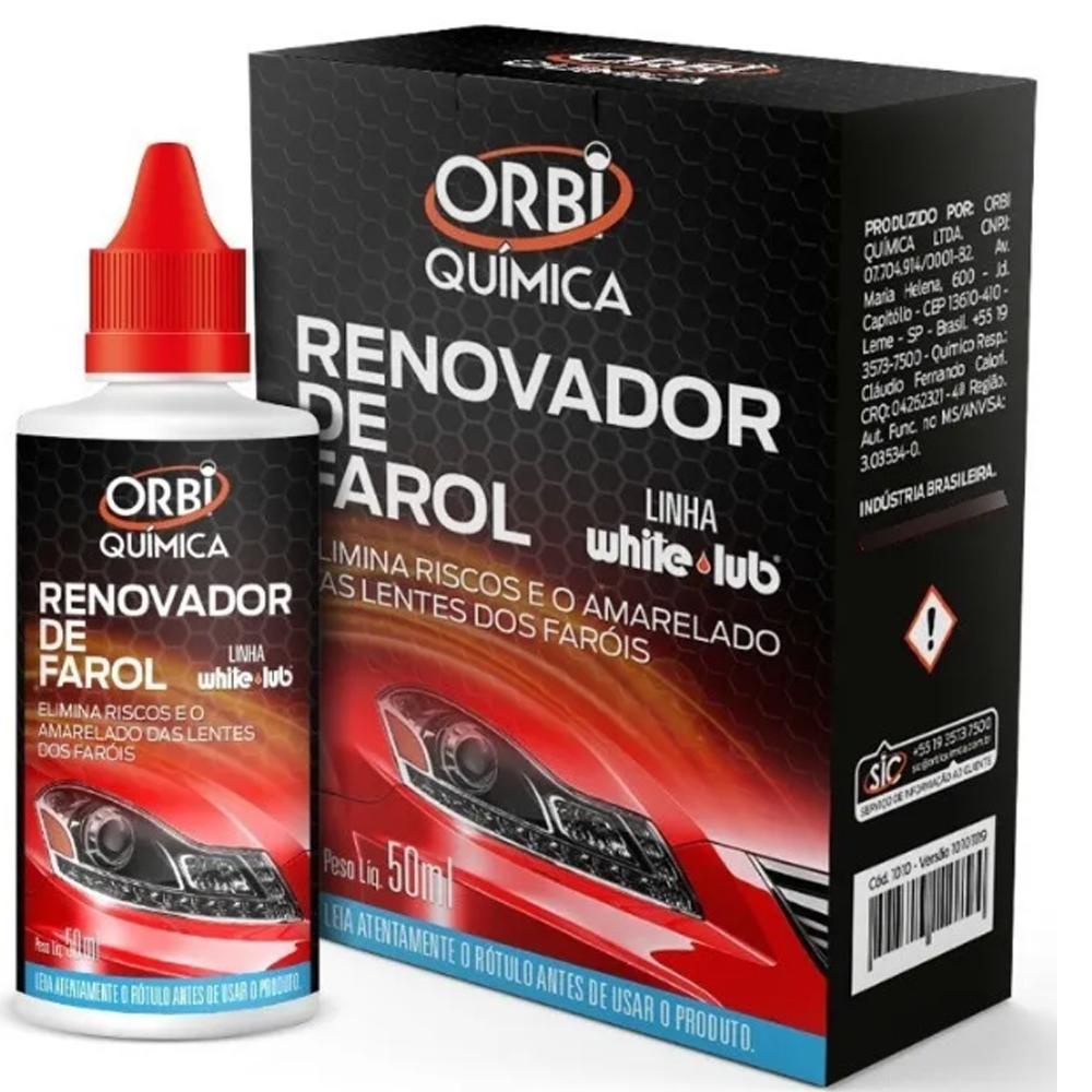 Renovador De Farol Incolor Elimina Risco Queimados De Faróis