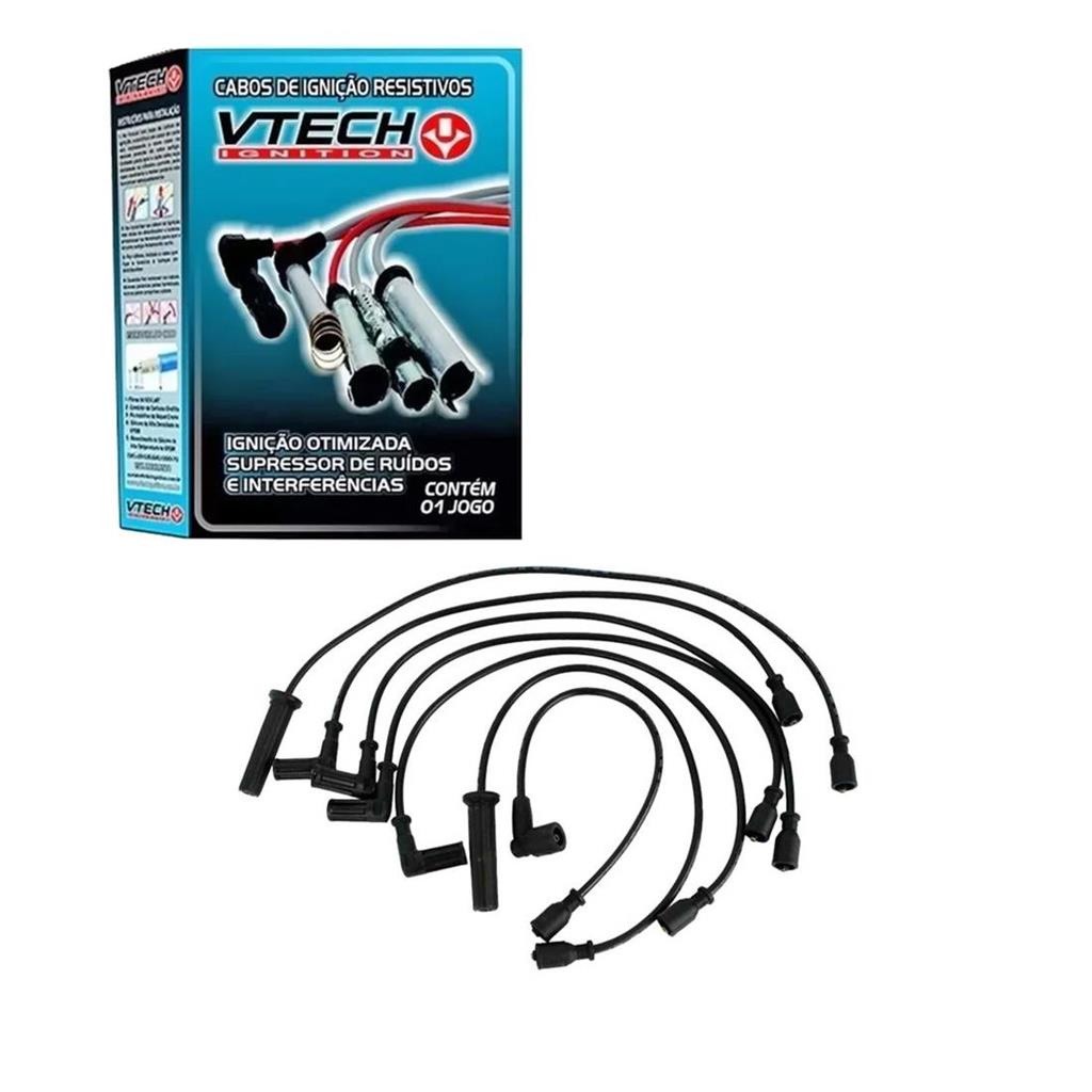 Jogo Cabo Velas Silicone Blazer S10 4.3 V6  NGK SC-G81   Bosch F00099C092
