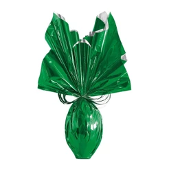 Folha para Ovos de Páscoa Metalizado Verde 69x89cm - 05 unidades - Cromus Páscoa - Rizzo Distribuidora