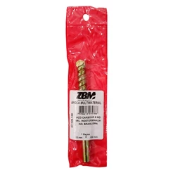 Broca Multi Material 12mm 120mm Aço Carbono Para Metal Madeira Plástico Tijolo Concreto Profissional