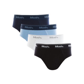 Kit com 4 Cuecas Slip Infantil Kids Algodão Mash