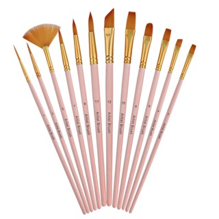 12 Pincéis C a Creative Hb-8219 do 1 Ao 12 Cerdas Sinteticas Tamanhos Variados