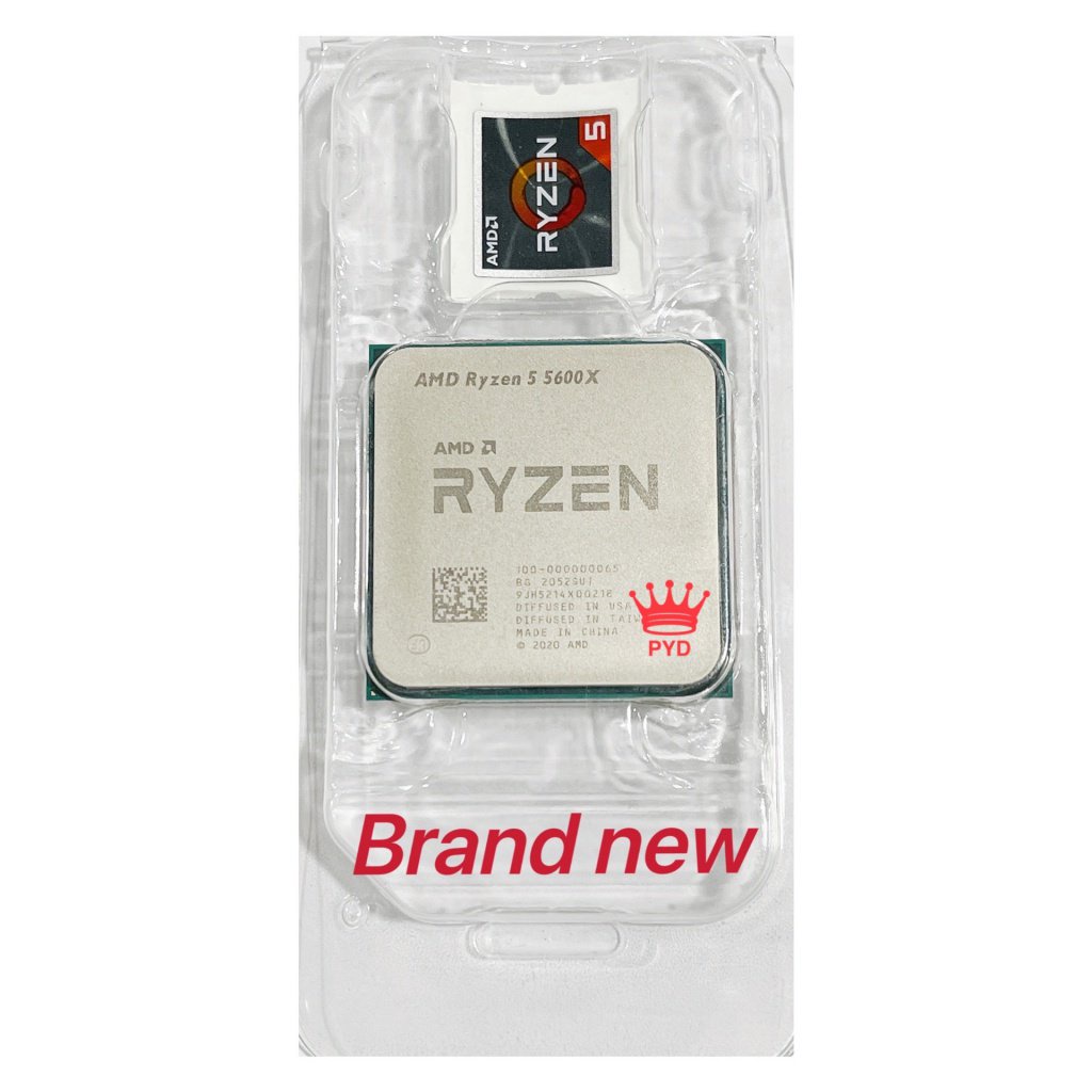 AMD Ryzen 5 5600X R5 5600X 3,7 GHz 6-Core Processador De CPU De 12 Cordas 7NM 65W L3 = 32M 100-000000065 Soquete AM4 Novo Mas Sem Resfriamento KMPJ