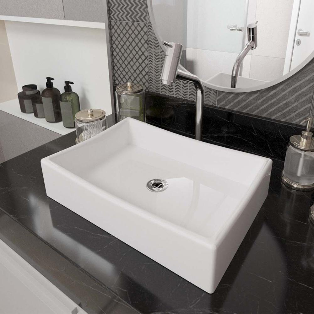 Kit Cuba Dalla Sobrepor com Torneira e Valvula ABS Cromado em Oferta na Shopee