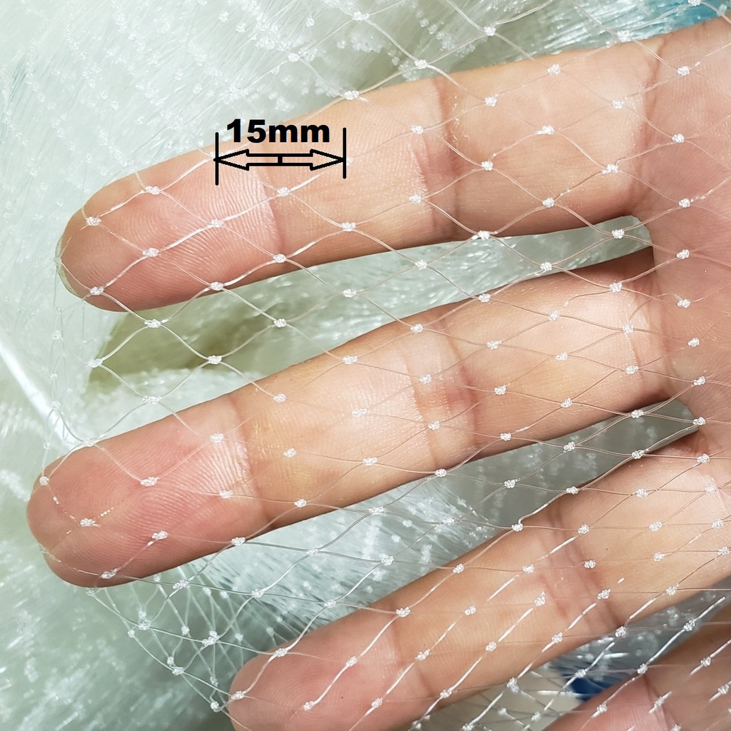 Panagem de Rede 0.20x7,5x150 Altura 2,25m Malha 1,5cm Esticada (7,5mm entre nós) Fio 20 em Oferta na Shopee