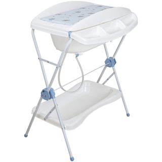 Banheira de Bebe Desmontavel com Trocador Kiddo Shower Azul em Oferta na Shopee