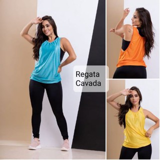 Blusa Camisa Regata Cavada Dry Fit Furadinha Malha Fria