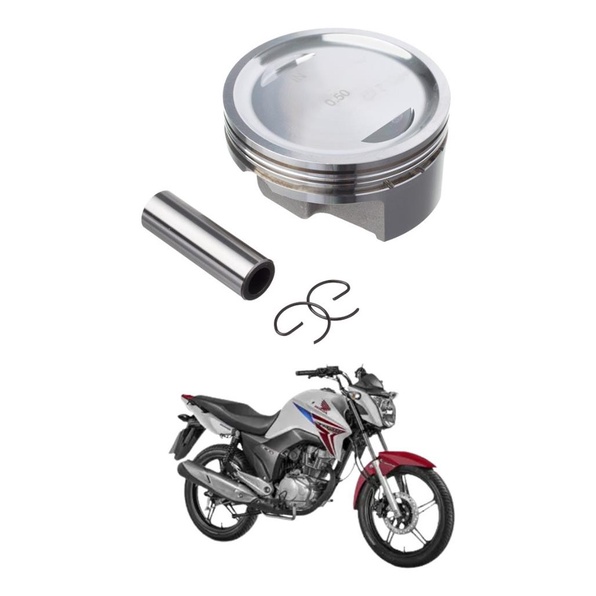 Kit Pistao Completo Std Cg 150 2004 -2015 Nxr Bros 2006-2015