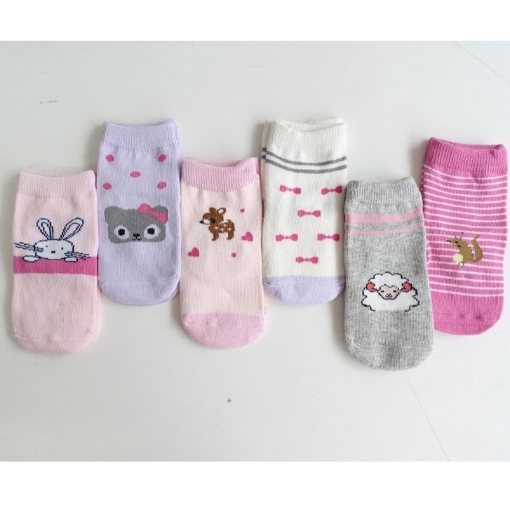 Meia Infantil Feminina /Algodão Sem cola antiderrapante em Oferta na Shopee