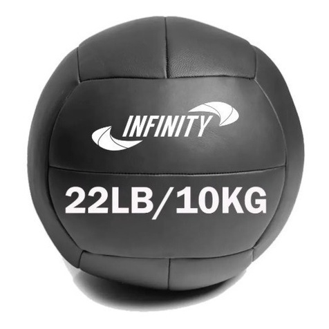 Wall Ball 10 Kg Couro Medicine Funcional Slam Ball