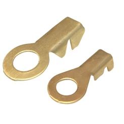 200x Terminal Olhal Argola 3/16 1/4 Bateria Latão Resistente