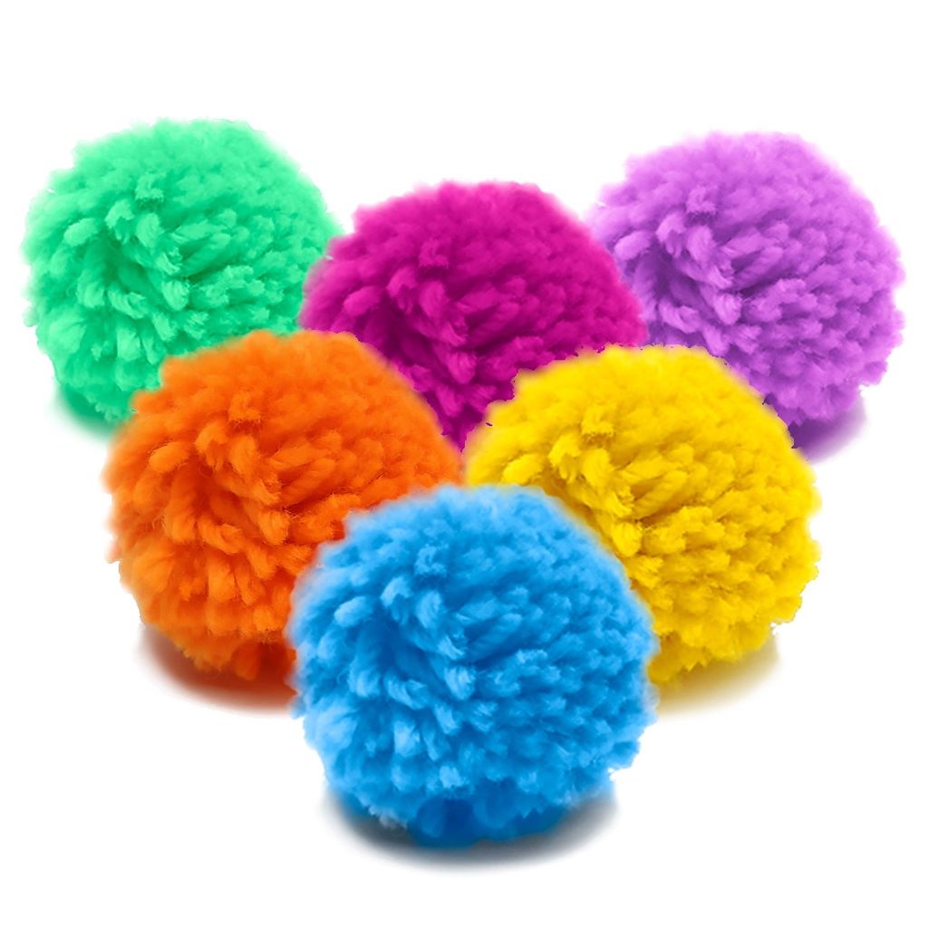 Pom Pom De Lã Fofinhos - 25mm - Pacote C/100 Unidades — imagem 2 de 2