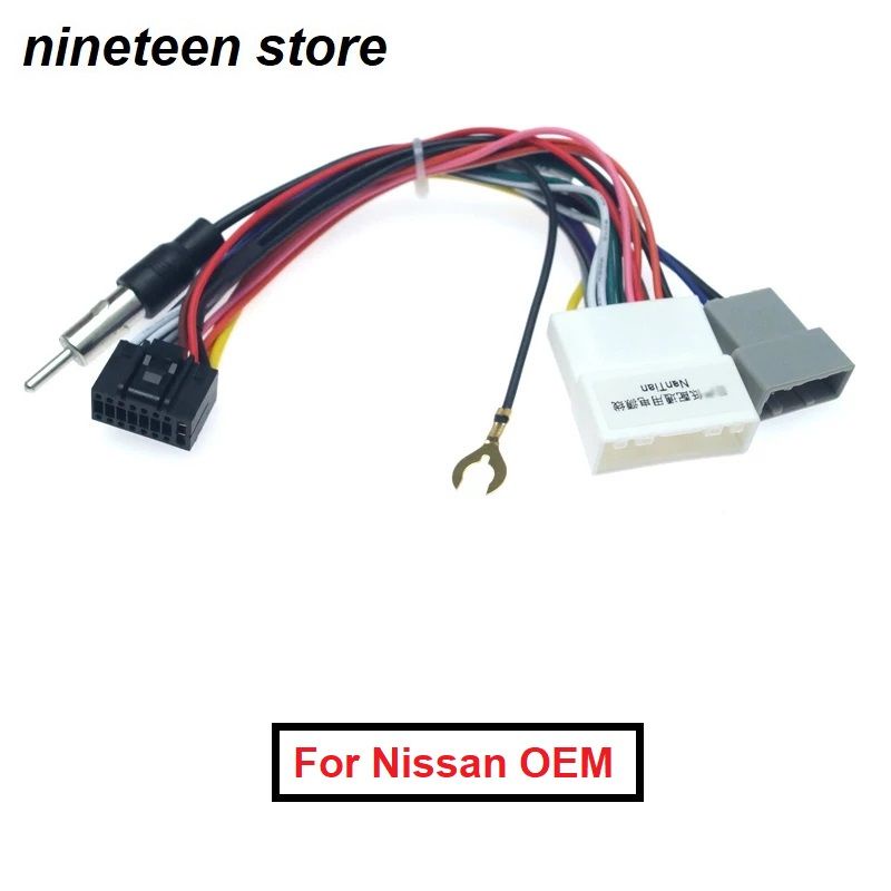 Cabo De Soquete PNP Da Unidade Central Android Para Nissan March , Grand Livina , Evalia , Juke , Xtrail T31 , Serena C2