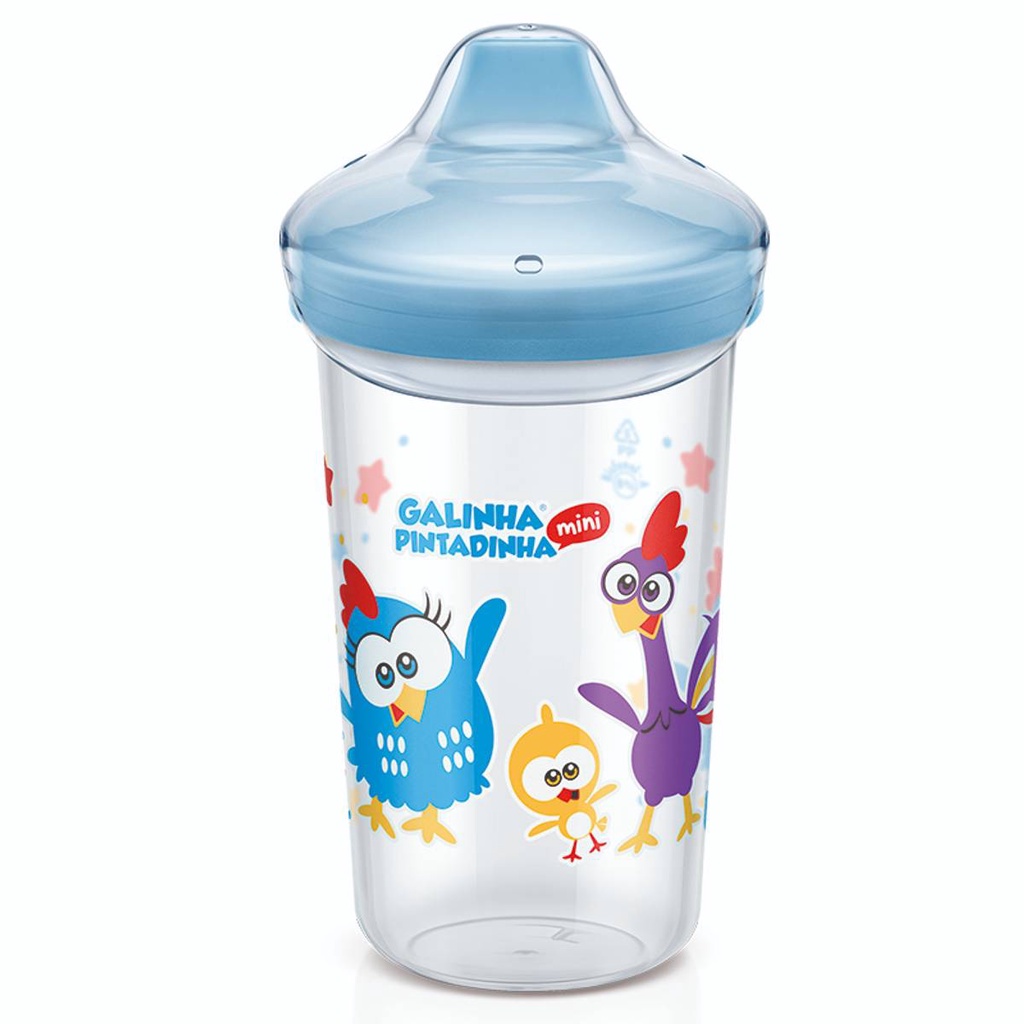Copo de Treinamento Infantil Galinha Pintadinha 320ml Lillo - Mom & Baby
