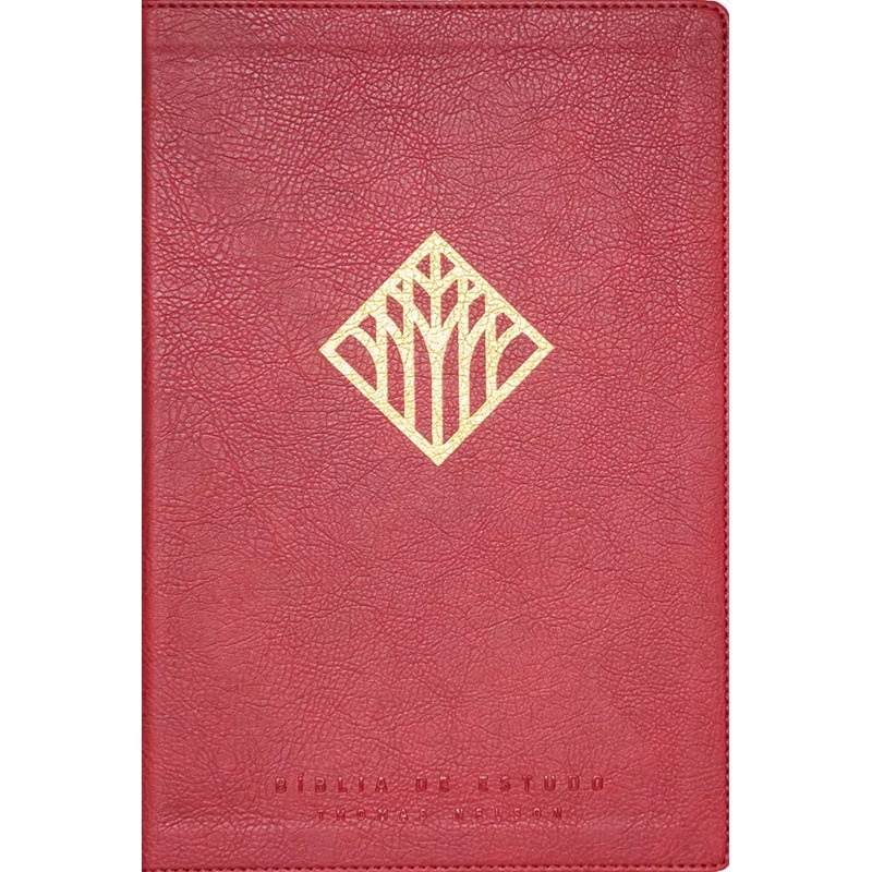 Bíblia De Estudo Thomas Nelson | NVI | Letra Normal | Luxo Vinho