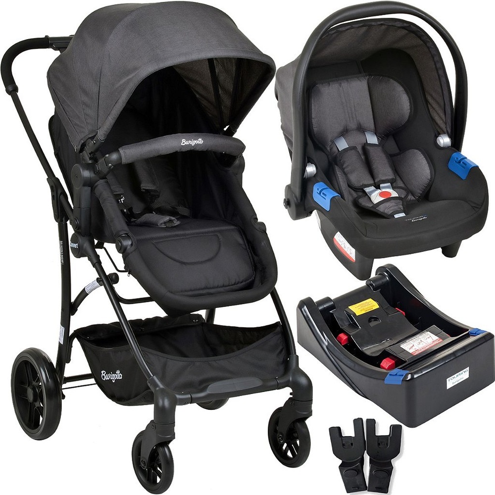 Carrinho de Bebe Bebe Conforto X e Base Burigotto Convert Dark Grey Cinza Escuro em Oferta na Shopee
