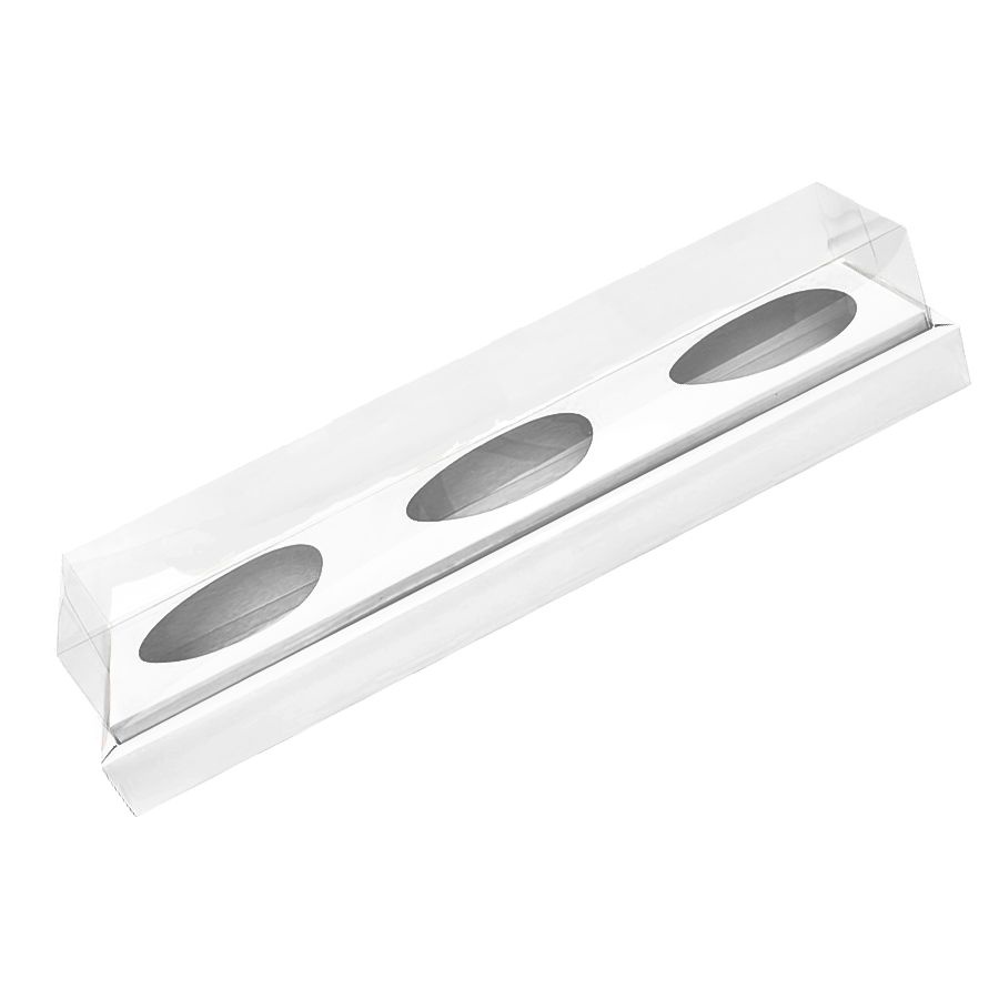 Caixa Ovo de Colher Triplo - Meio Ovo de 100g a 150g - Branca - 5 unidades - Assk - Rizzo em Oferta na Shopee