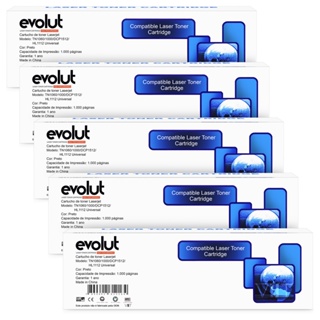 Kit 5 Cartucho Toner Compativel TN-1060, TN1060 p/ HL-1110 1112 1200 1212W DCP-1512, 1602 1617NW MFC-1810 1815 1900 1905 em Oferta na Shopee