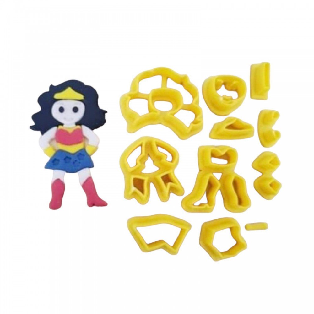 Cortador Super Herois - Mulher Maravilha 6cm