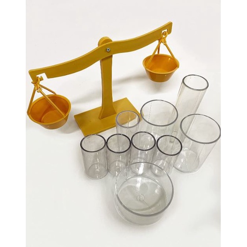 Kit Balança + Copos Provas Piagetianas