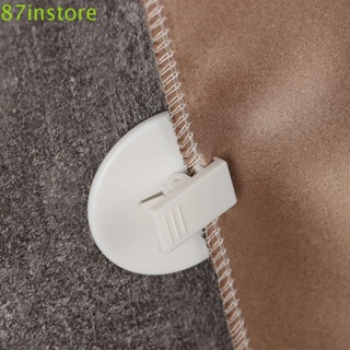 INSTORE1 Clipe De Cortina Sem Costura Fixo Montado Na Parede Poderosa Fivela Anti Respingo À Prova De Vento em Oferta na Shopee