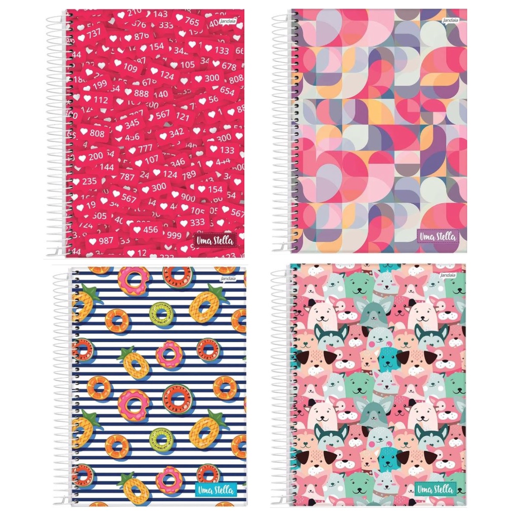 Caderno Universitário 15x1 Stella 240 Folhas Uma Stella Jandaia