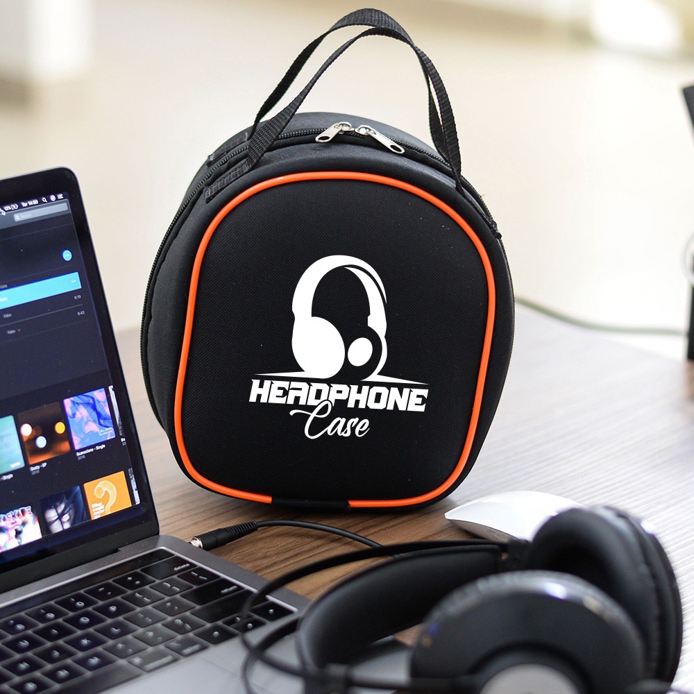 Case Estojo Capa Maleta Porta Headphone Fones Grande Compatível com Varias Marcas Jbl Beats
