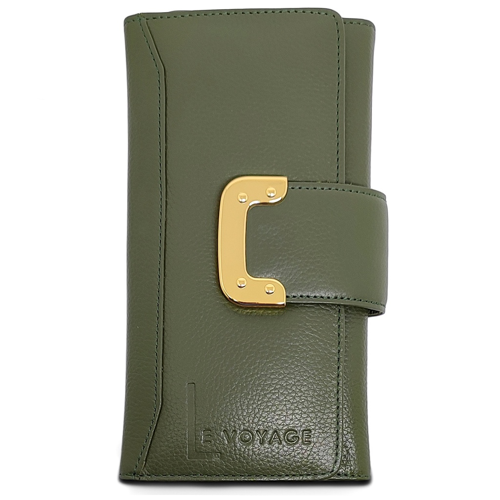 Carteira De Couro Feminina Grande Para Cartões Documentos em Oferta na Shopee