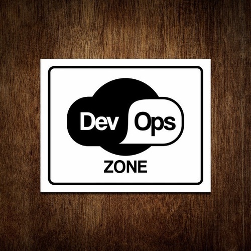 Placa Decorativa - Dev Ops Zone