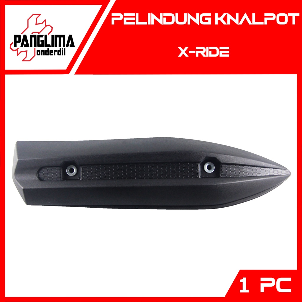 X-Ride 115 Preto Protetor De Escape Capa Silenciador Escudo