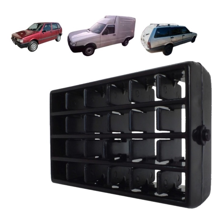 Difusor De Ar Central Uno; Duna; Premio (85/94); Elba (86/94); Tempra (92/94); Fiorino Furgao/Pick-up (88/94); Tempra Ld Ou Le