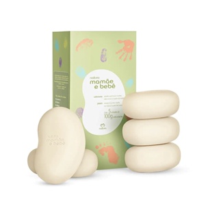 Caixa Sabonetes em Barra Mamae e bebe 5 unidases em Oferta na Shopee
