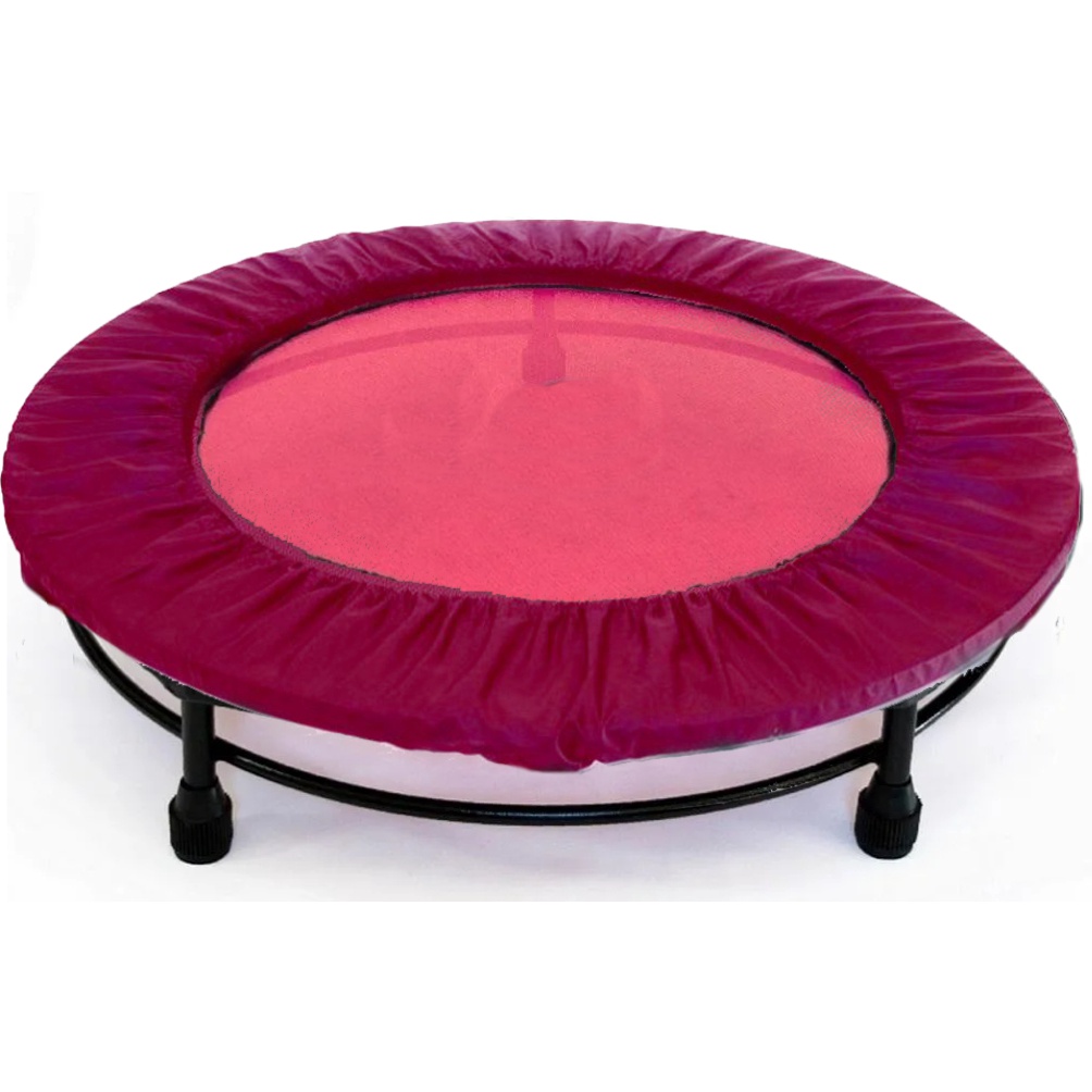 Jump Rosa Profissional Mini Cama Elástica + Capa  de Jump Rosa