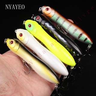 NYAYEO Lápis Artificial Isca De Água Cabeça De Cobra 10cm 16g