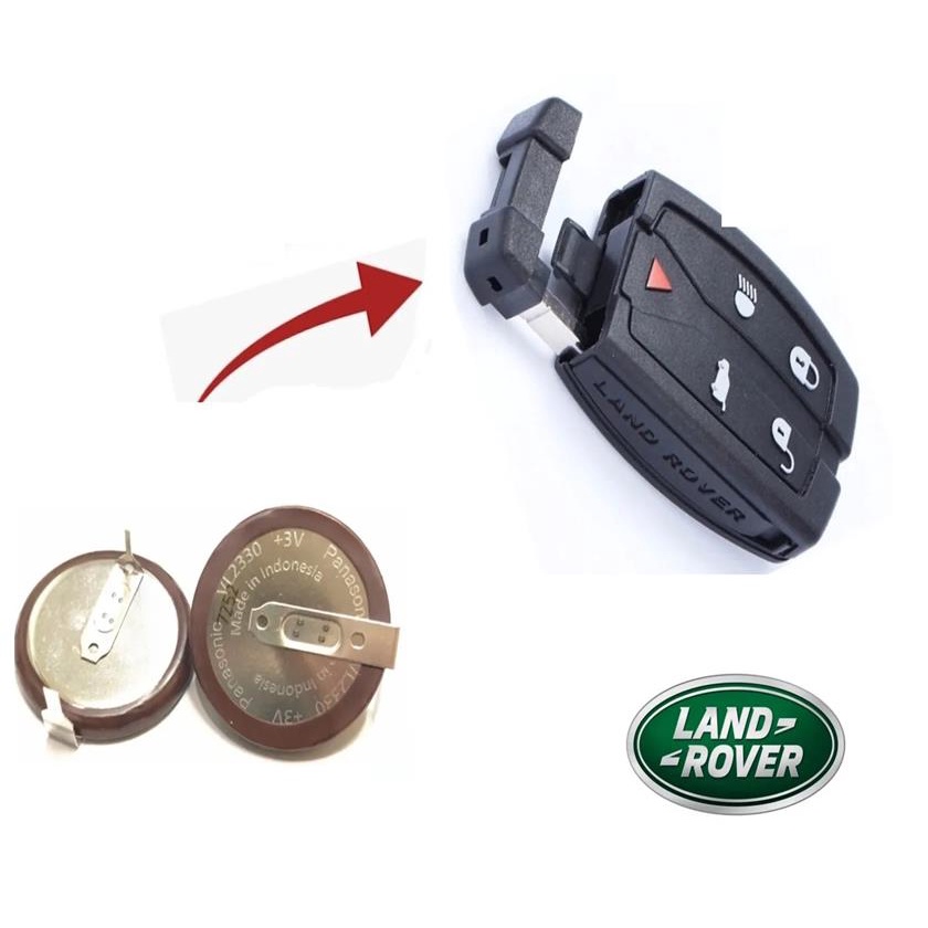 Automobile Locksmith Reparaturset Kompatibel Mit Land Rover Freelander 5 Tasten Funkschlüsselgehäuse Batterie VL2330