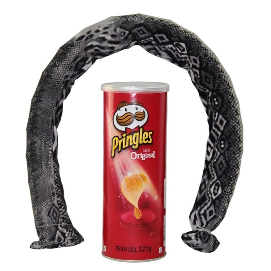 Lata / Pote De Batatas Que Pula Cobra Pegadinha Susto Trote