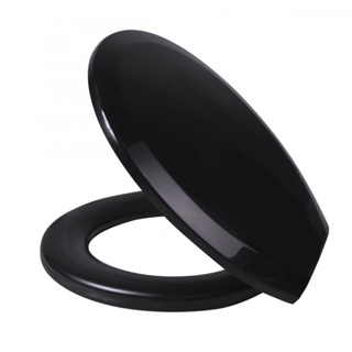 Tampa Vaso Assento Sanitário Almofadado Oval Plus Metasul Preto em Oferta na Shopee